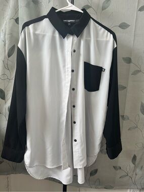Oversized button down shirt